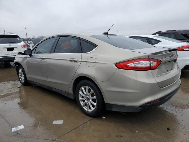 3FA6P0G78FR181467 - 2015 FORD FUSION S GOLD photo 2