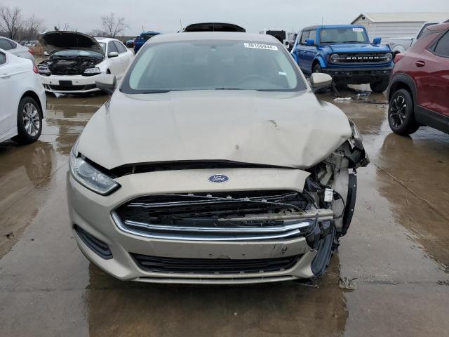 3FA6P0G78FR181467 - 2015 FORD FUSION S GOLD photo 5