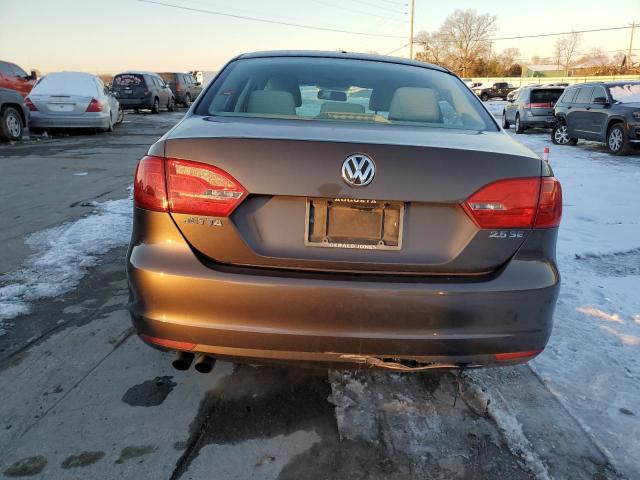 3VWBX7AJ7BM109010 - 2011 VOLKSWAGEN JETTA SE BROWN photo 6