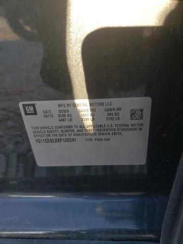 1G11C5SLXEF128341 - 2014 CHEVROLET MALIBU 1LT 黑色 照片 12