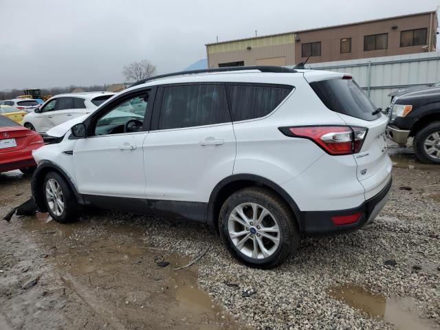 1FMCU9HD7JUD50633 - 2018 FORD ESCAPE SEL WHITE photo 2