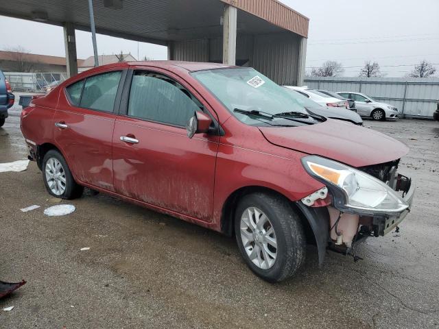 3N1CN7AP4JL865127 - 2018 NISSAN VERSA S MAROON photo 4