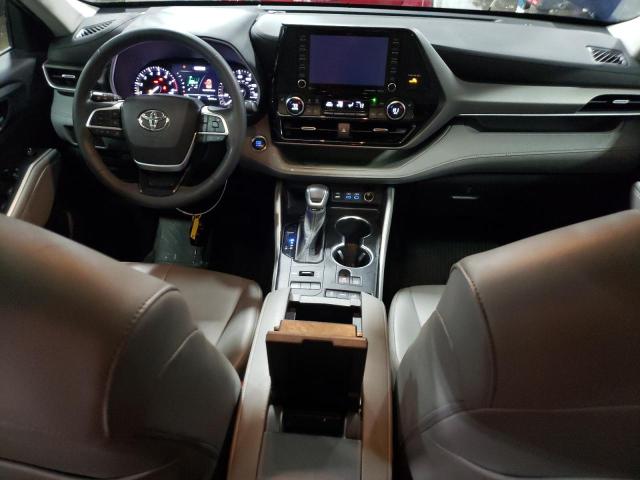 5TDGZRBH3NS241891 - 2022 TOYOTA HIGHLANDER XLE BLUE photo 8