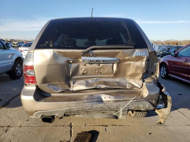 2HNYD18674H558932 - 2004 ACURA MDX TOURING TAN photo 6