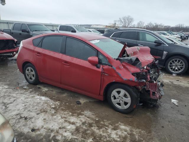 JTDKN3DU9B0298186 - 2011 TOYOTA PRIUS RED photo 4