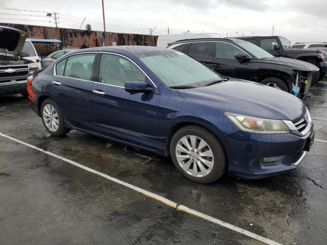 1HGCR3F82EA042741 - 2014 HONDA ACCORD EXL BLUE photo 4