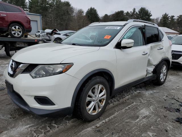 KNMAT2MV0FP522673 - 2015 NISSAN ROGUE S WHITE photo 1