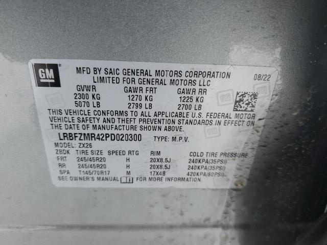 LRBFZMR42PD020300 - 2023 BUICK ENVISION PREFERRED GRAY photo 13