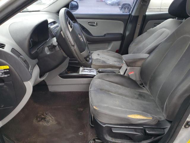 KMHDU4AD5AU865759 - 2010 HYUNDAI ELANTRA BLUE SILVER photo 7