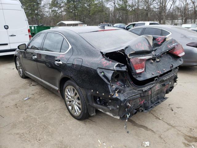 JTHDL5EF9E5006911 - 2014 LEXUS LS 460L BLACK photo 2