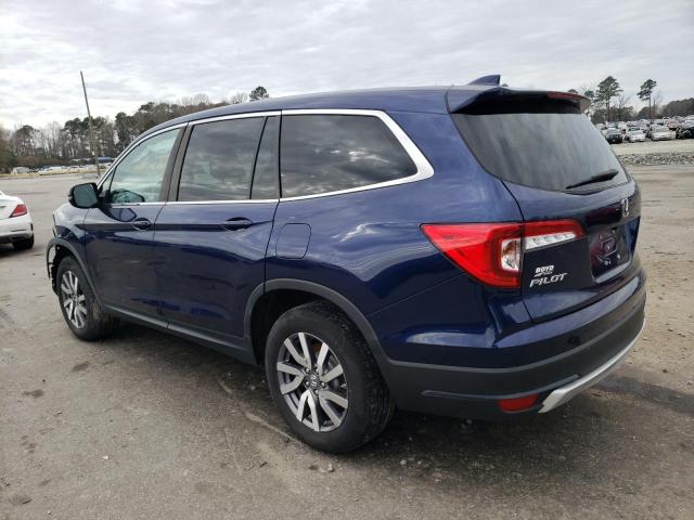 5FNYF6H39LB030378 - 2020 HONDA PILOT EX BLUE photo 2