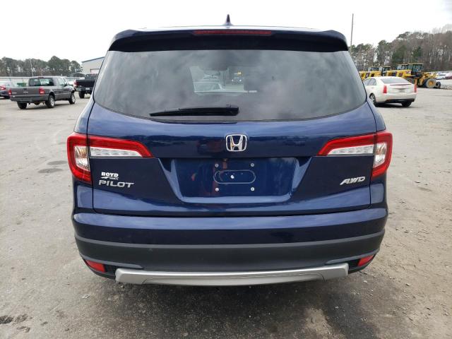 5FNYF6H39LB030378 - 2020 HONDA PILOT EX BLUE photo 6