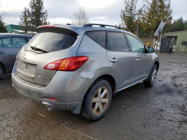 JN8AZ18W09W124373 - 2009 NISSAN MURANO S GRAY photo 3