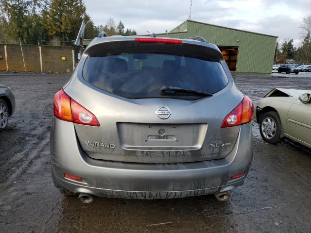 JN8AZ18W09W124373 - 2009 NISSAN MURANO S GRAY photo 6