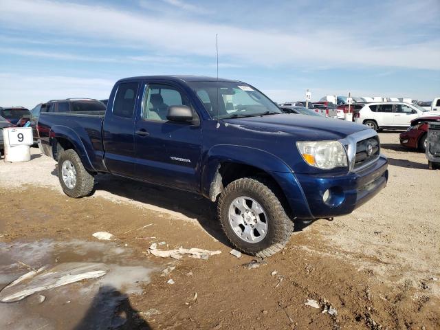 5TETU62N77Z402153 - 2007 TOYOTA TACOMA PRERUNNER ACCESS CAB BLUE photo 4