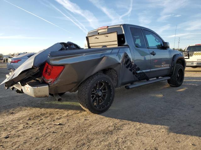 1N6BA0CHXDN311951 - 2013 NISSAN TITAN S GRAY photo 3