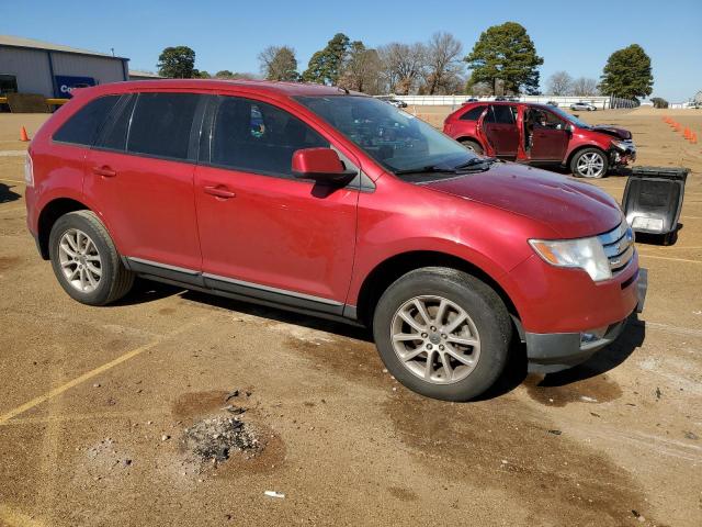 2FMDK3JCXABA21343 - 2010 FORD EDGE SEL RED photo 4