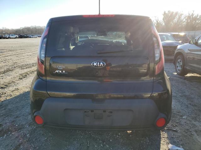 KNDJN2A20F7129650 - 2015 KIA SOUL BLACK photo 6