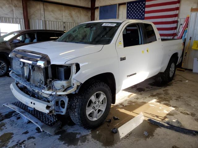 5TFUY5F11MX987079 - 2021 TOYOTA TUNDRA DOUBLE CAB SR/SR5 WHITE photo 1