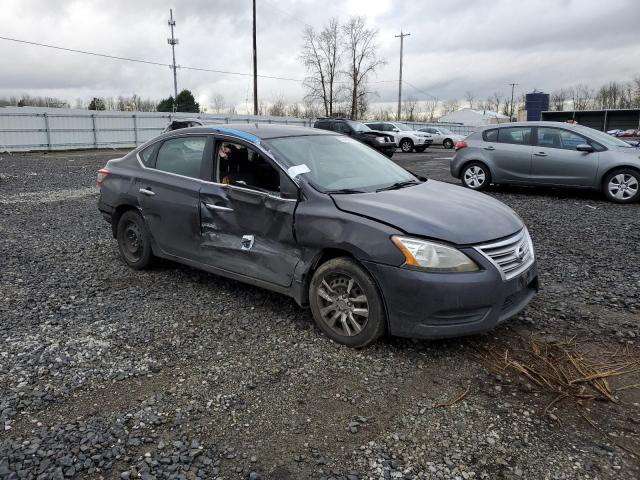 1N4AB7AP3EN851762 - 2014 NISSAN SENTRA S GRAY photo 4