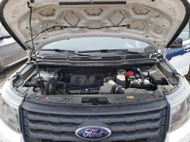 1FM5K8AR2GGD05606 - 2016 FORD EXPLORER POLICE INTERCEPTOR WHITE photo 11