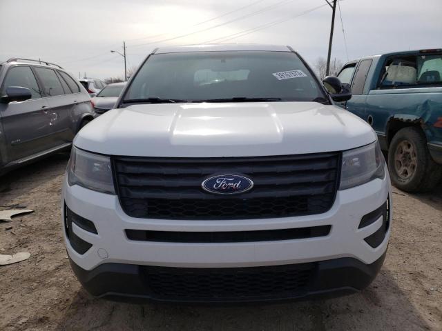 1FM5K8AR2GGD05606 - 2016 FORD EXPLORER POLICE INTERCEPTOR WHITE photo 5
