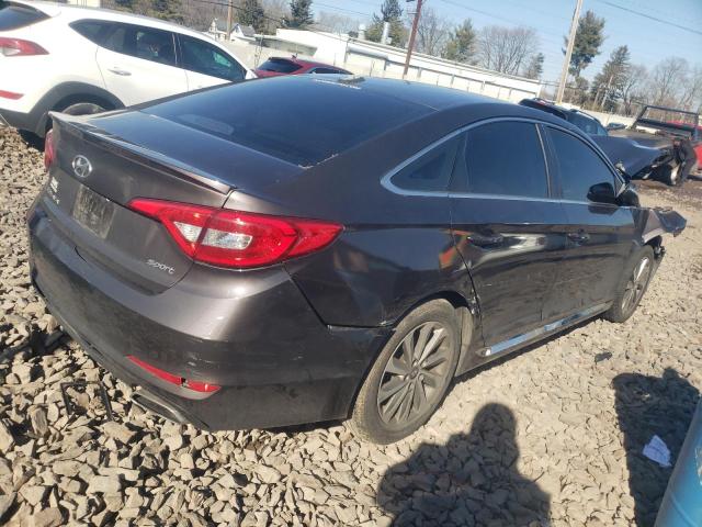 5NPE34AF9GH292719 - 2016 HYUNDAI SONATA SPORT GRAY photo 3