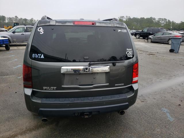 5FNYF38939B002040 - 2009 HONDA PILOT TOURING GRAY photo 6