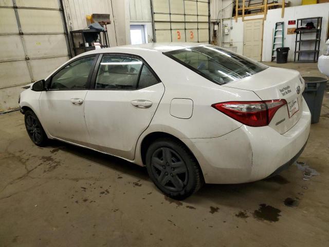 2T1BURHE8GC597593 - 2016 TOYOTA COROLLA L WHITE photo 2