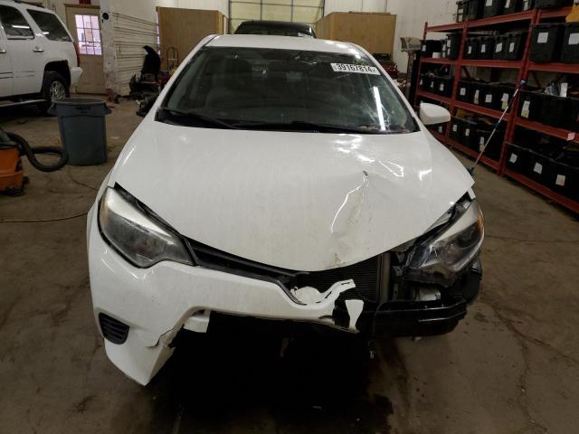 2T1BURHE8GC597593 - 2016 TOYOTA COROLLA L WHITE photo 5