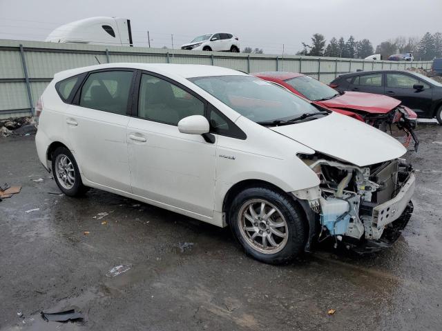 JTDZN3EU1FJ027524 - 2015 TOYOTA PRIUS V WHITE photo 4