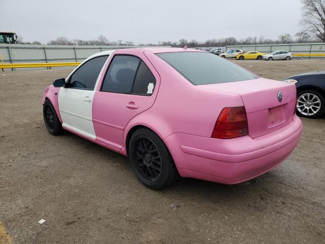 3VWPD69M81M144659 - 2001 VOLKSWAGEN JETTA WOLFSBURG PINK photo 2