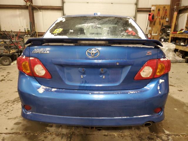 2T1BU40E09C111473 - 2009 TOYOTA COROLLA BASE BLUE photo 6