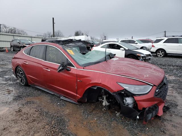 KMHL14JC6PA329277 - 2023 HYUNDAI SONATA N LINE RED photo 4