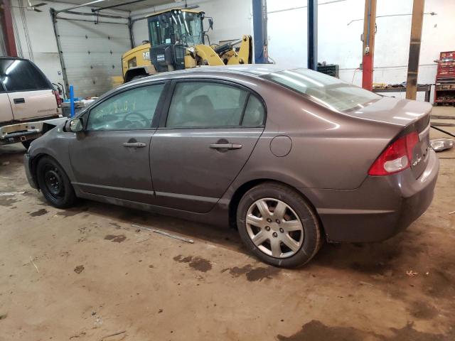 2HGFA1F55BH511669 - 2011 HONDA CIVIC LX GRAY photo 2