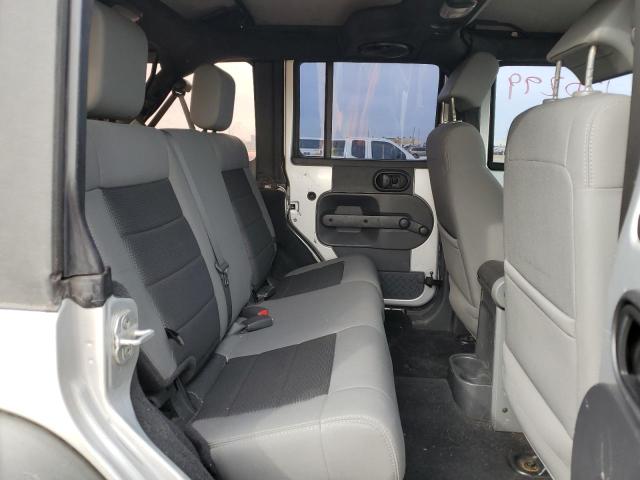 1J4BA3H18AL212773 - 2010 JEEP WRANGLER U SPORT ვერცხლისფერი ფოტო 10