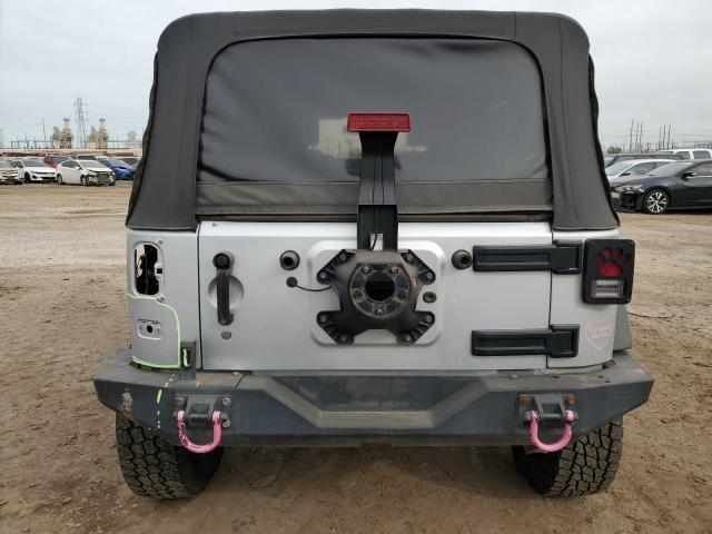 1J4BA3H18AL212773 - 2010 JEEP WRANGLER U SPORT ვერცხლისფერი ფოტო 6