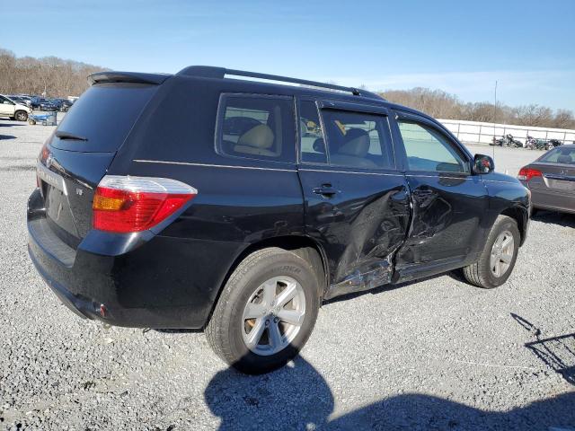 JTEDS41A482013596 - 2008 TOYOTA HIGHLANDER BLACK photo 3