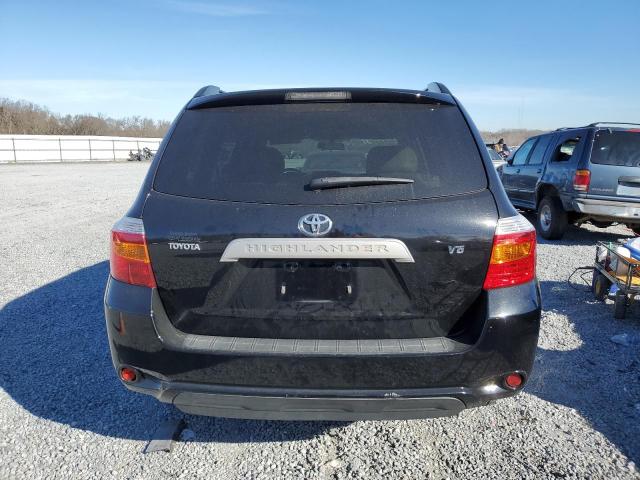 JTEDS41A482013596 - 2008 TOYOTA HIGHLANDER BLACK photo 6