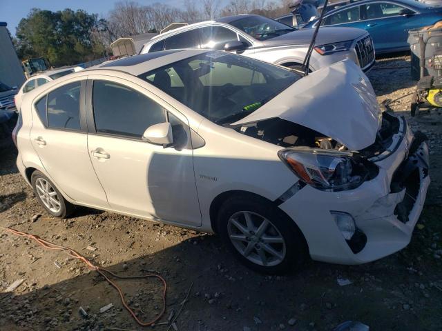 JTDKDTB32F1094343 - 2015 TOYOTA PRIUS C WHITE photo 4