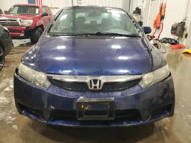 19XFA1F54BE032038 - 2011 HONDA CIVIC LX BLUE photo 5