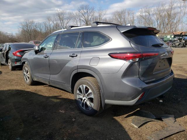 5TDGZRBH7NS560999 - 2022 TOYOTA HIGHLANDER XLE 灰色 照片 2