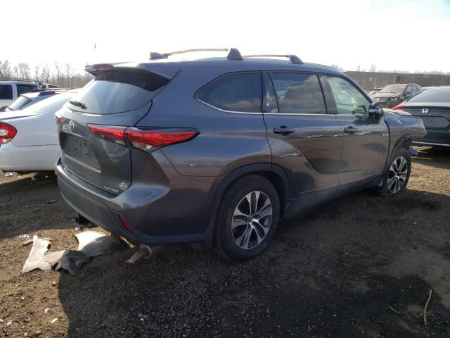 5TDGZRBH7NS560999 - 2022 TOYOTA HIGHLANDER XLE 灰色 照片 3