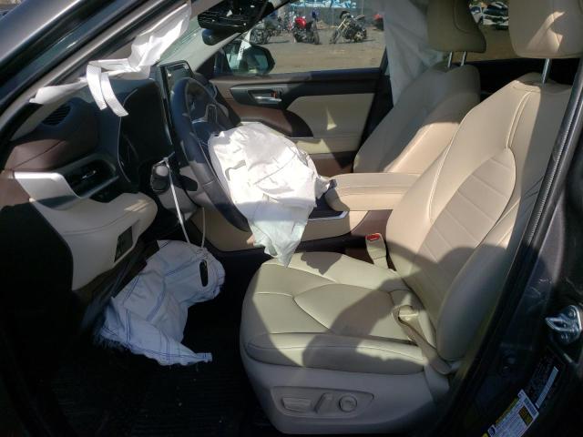 5TDGZRBH7NS560999 - 2022 TOYOTA HIGHLANDER XLE 灰色 照片 7