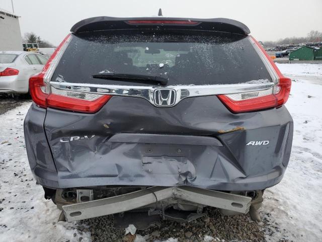 2HKRW2H58JH600657 - 2018 HONDA CR-V EX GRAY photo 6