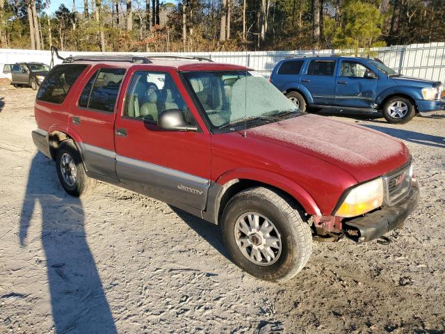 1GKDT13W9W2534419 - 1998 GMC JIMMY Czerwony zdjęcie 4