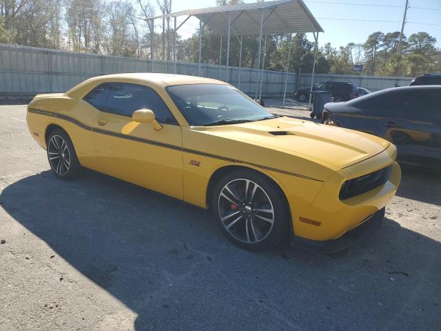 2C3CDYCJ1CH204363 - 2012 DODGE CHALLENGER SRT-8 YELLOW photo 4