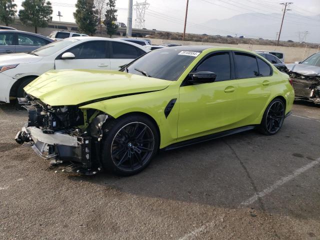 WBS43AY03PFR34611 - 2023 BMW M3 COMPETITION YELLOW photo 1