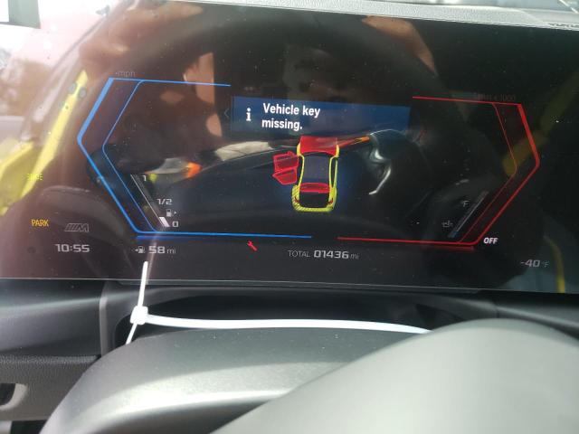 WBS43AY03PFR34611 - 2023 BMW M3 COMPETITION YELLOW photo 9