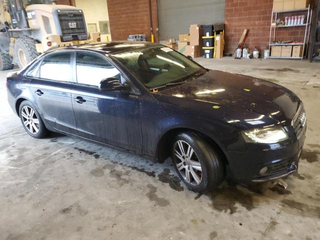 WAULF78K49N053890 - 2009 AUDI A4 2.0T QUATTRO BLUE photo 4